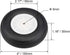 uxcell Tire and Wheel Sets for RC Car Airplane,PU Sponge Tire with Plastic Hub,4 Inch 2pcs