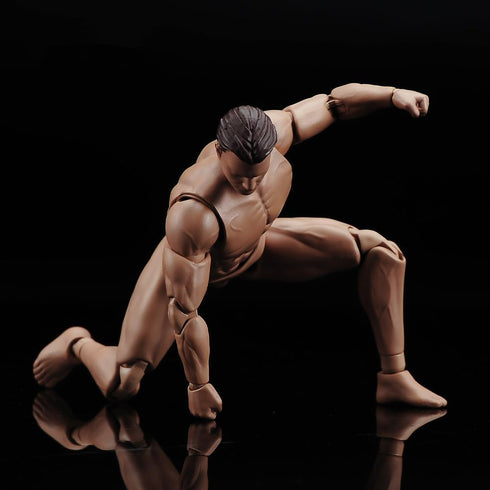 1/12 Figure,6inch Fremego Scale Action Male Strong Muscular Flexible Miniature Action Figure Body Doll Collection