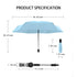Nakazawa Adjustable Steering Angle, Clip-On All-Round Protection, Convenient and Lightweight, for Sun Protection