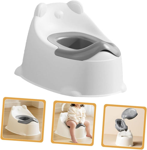 KOMBIUDA Portable Boy Girl Toilet Seat Boy Girl-friendly Training Potty with Non-slip Base Easy to Clean Design