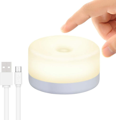 RTSU Rechargeable Mini Touch Night Light, Wireless LED Lamp for Kids - Portable,