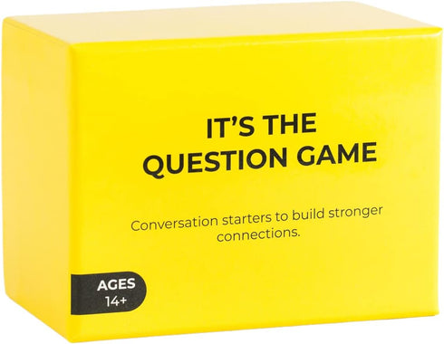 It's The Question Game - 150 Conversation Starters/Questions to Create Stronger Connections for Friends, Family, Couples,