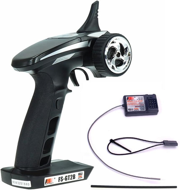 Flysky FS-GT2B 2.4GHz 3 Channel RC Transmitter with FS-GR3E Receiver for RC