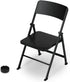 DS. DISTINCTIVE STYLE Mini Chair 1/6 Scale Furniture Doll Chair, Black Tiny Folding Chair for Dollhouse
