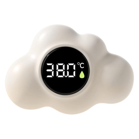 Generic Bathtub Temperature Gauge, Waterproof Floating Sensor, Cloud Shape Digital Thermometer, Led Display Safety