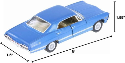 1/43 1967 KiNSMART - Scale Model Compatible with Chevrolet Impala (Blue)