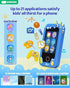 3 4 5 6 7 8 3-5 KOKODI Kids Smart Phone Toys, Birthday Gifts Idea Dinosaur Toys for Year Old Boys, Touchscreen HD