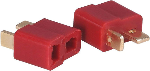 10 Pairs T Plug Connectors Male and Female with 20pcs Shrink Tubing for RC LiPo Battery