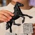 6" 5+ Schleich HORSE CLUB - Frisian Stallion - Hand-Painted Collectable, Realistic Toy Horse Figurine for Girls