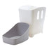 Ubbi Freestanding Bath Toy Organizer - Bath Caddy with Removable Drying Bin and Scoop for Toddlers, Gray