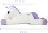 Tezituor 43'' Big Unicorn Plush Toy, Giant Stuffed Animals for Girls, White Unicorn Gifts
