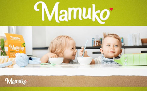 MAMUKO (200g 10 Organic Oat & Corn Grits Porridge - High Fiber Porridge with No Added Sugar, Milk & Preservatives
