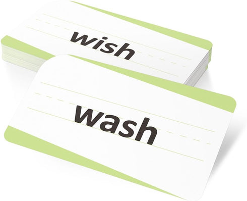 100 Vocabulary Flash Cards for Sight Words, 6 Learning Games per Deck, Preschool & Elementary