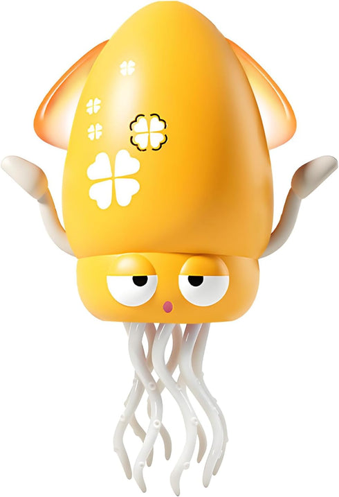 3-6 Tummy Pbooo Magic Dancing Octopus Toy, Electric Crawling with LED Lights and Music, Rechargeable Music Squid Baby