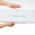 52" 28" American Baby Company Waterproof Fitted Crib Mattress Protector x - Quilted, Noiseless, Ultra-Soft & Breathable