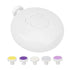 Trimmer Set 6 Electric Baby Nail Nail File Kit with Grinding Heads for Infant (White)