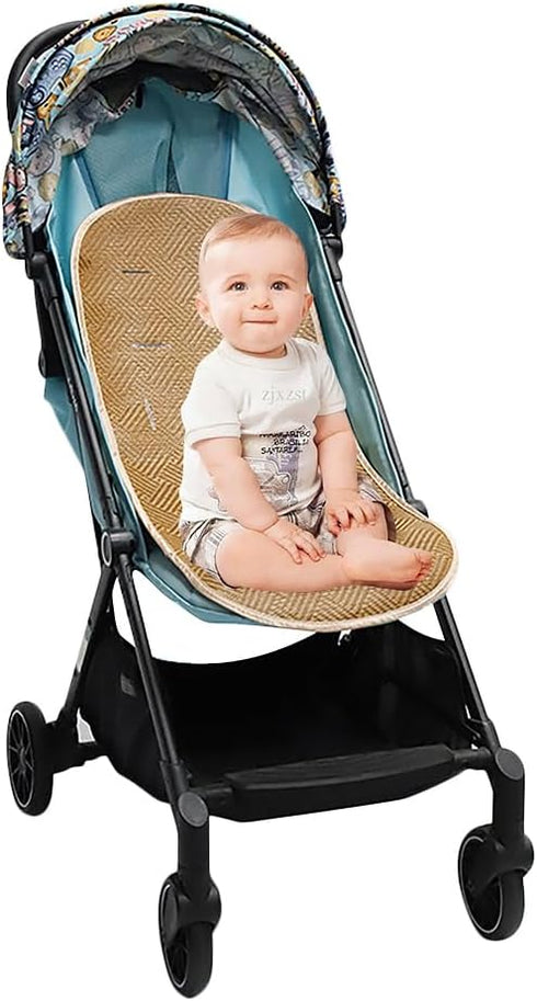 Universal Stroller Cool Seat Liner Summer Cooling Liner Pad Comfortable Air Flow Moisture Wicking 3D Rattan Cushion Mat for Stroller Car Seat Pushchair Pram