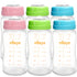 Matyz 6-PACK Breast Milk Storage Bottles (8 Ounce, 3 Colors) - Wide