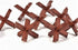 General Jim's German Landing Craft Barrier Building Blocks Set - Anti-Craft Antitank Obstacles Block Playset for Teens