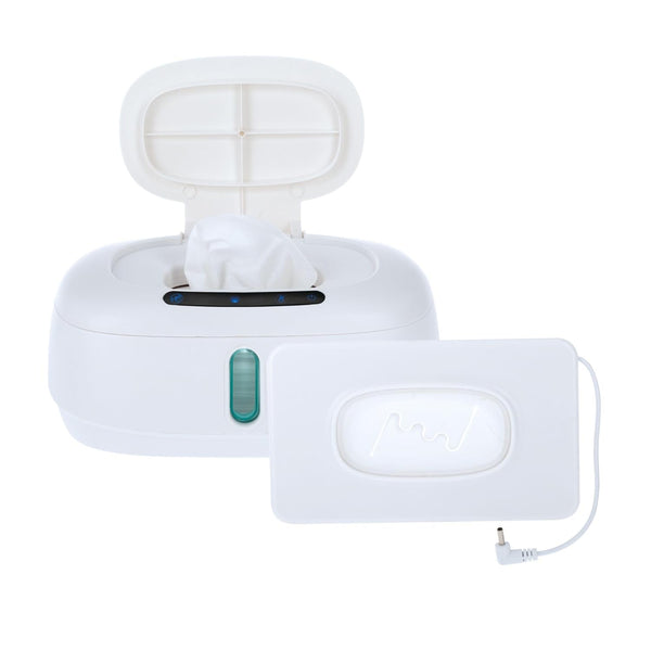 Nuby Hands-Free Baby Wipe Warmer - Touch-Free Motion Sensor Lid, Weighted Warming