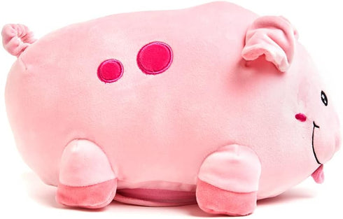 Cuddle Barn Jiggly Wigglies Piggy - Animated Interactive Stuffed Animal Plush Toy, 11 inches, Plays Pop Goes The Weasel