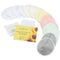 Bamboo Viscose Nursing Pads - 14 Washable Pads with Wash and Storage Bags for Breastfeeding (Pastel Touch, Medium 3.9")