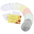 Bamboo Viscose Nursing Pads - 14 Washable Pads with Wash and Storage Bags for Breastfeeding (Pastel Touch, Medium 3.9")