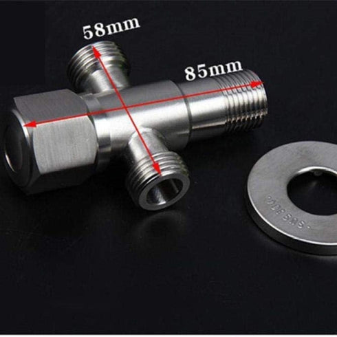 DAHSLNWKN 304 SetSpray SetToilet ShowerSprayer - Stainless SteelSpray Gun Head Bathroom Companion Wall Mounted