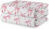 REZIPO 2 Pack 70% 30% 47 47 Inches Pink Bow Muslin Swaddle Blankets Bambo Cotton Breathable Receiving Blankets Newborn