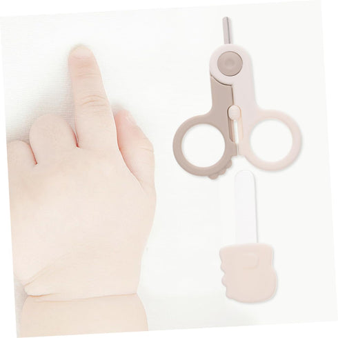 Set Trimmer MERRYHAPY Newborn Nail Kit Nail Scissors File Clippers Girl Grooming Tool Compact for Travel Storage