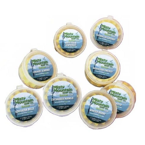 Misty Mountain Soap Co. Mountain Wildflowers - Solid Mini Lotion Bar - Made with Natural Oils