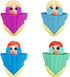 Pinkiwine 4 Pack Prefilled Easter Eggs with Princess Deformation Eggs Toys Inside for Kids Boys Girls Easter Basket