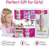 Playset Set (3-in-1) Doll Kitchen for Kids, My Modern Mini Kitchen House Furniture Pretend Play Toy Accessories