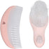 Generic Set, Baby Hair Brush and Comb Soft Round Tooth Design, Enhances Brain Development, Travel Friendly, Pink