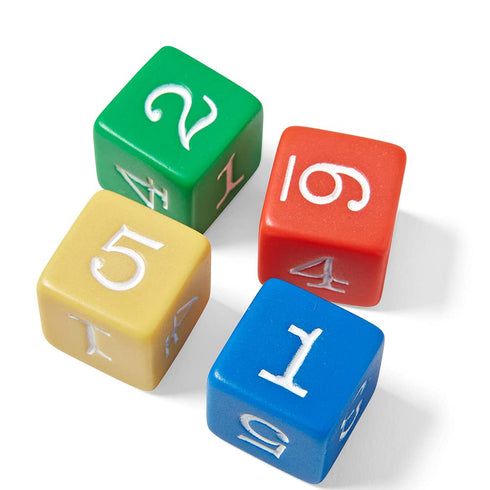 hand2mind 3/4-inch (Set 12) Plastic Color Number Dice