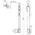 D&D TECHNOLOGIES MagnaLatch ML3RPK Round Post and Chain Link Gate Latch Adapter Kit for Safety Gate Latches