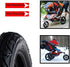 12 1/2 x2 1/4 Tire and Tube Set - Compatible with BOB Stroller Revolution Se Pro Flex Jogging Duallie