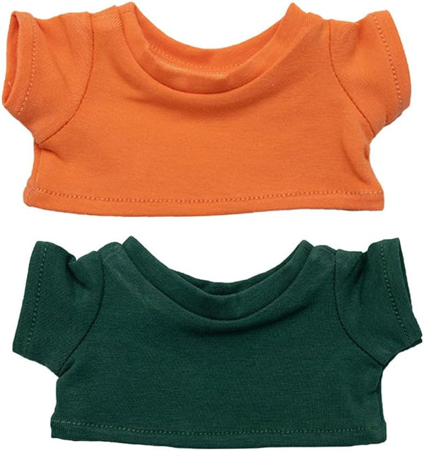 niannyyhouse 10cm 15cm 20cm Plush Doll Clothes T-Shirt Multi-Color Bottoming Shirts Stuffed