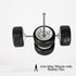 Alloy 1:64 Wheels Tires, Rubber Scale Alloy Wheels with Rubber Tires, Model Alloy and Accessories
