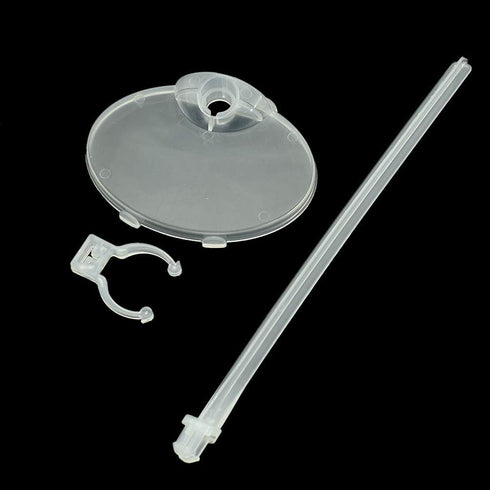 10pcs Mini Display Holder Stands for Dolls - Clear Support Stands