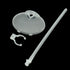 10pcs Mini Display Holder Stands for Dolls - Clear Support Stands
