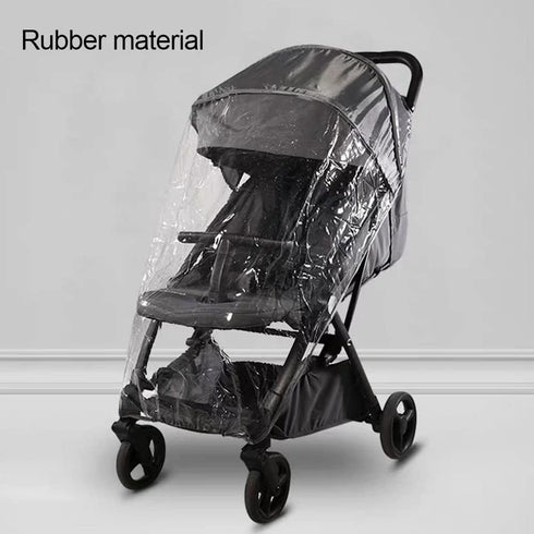 Universal Rain Cover for Children Stroller Baby Carriage Travel Weather Shield Baby Buggy Poncho Baby Pram Raincoat for Rain Snow Dust EVA Environmental Protection Material