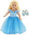 Emily Rose Doll Clothes & Accessories, 18-inch Princess Queen Costume Ball Gown Dress, Fits Most 18" Dolls
