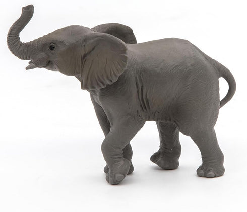 Papo Hand-Painted Wild Animal Kingdom Young Elephant Figurine 50225, Collectible for Children 3+