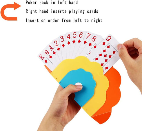 Card Holders for Playing Cards - Hands-Free Holder for Kids and Adults, Game Nights