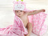 Baby Hooded Blanket, Newborn Soft Warm Swaddle Wrap, Animal Face Coral Fleece Shower Bath Towel