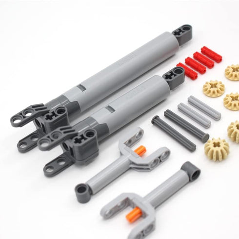 22PCS Hydraulic Pump Kit for Technic Parts, Compatible with Mainstream Technic Parts for Building Blocks