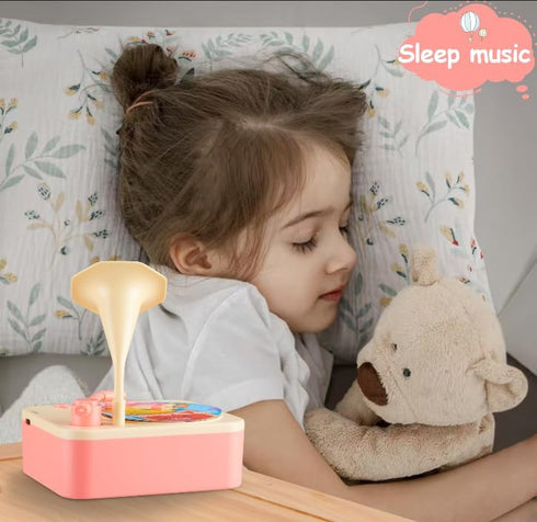 Culimery 99 Kids Phonograph with Cards,Card Phonograph for Kids,Toddler Record Player,Children's Storyteller Sleeping