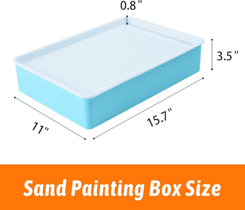 3 10 PreTrans Sand Painting Light Box Kids Light Table for Creative Art, Color Temperatures & Brightness Levels