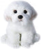14" Realistic Plush Maltese Dog - Stuffed Animal Puppy Dog Toys - Soft Plush Pillow for Kids and Adults